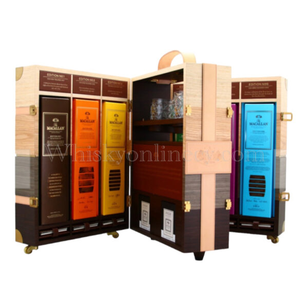 Macallan Edition No.1, 2, 3, 4, 5 and 6 Complete Set Collection Case 6X, 70cl