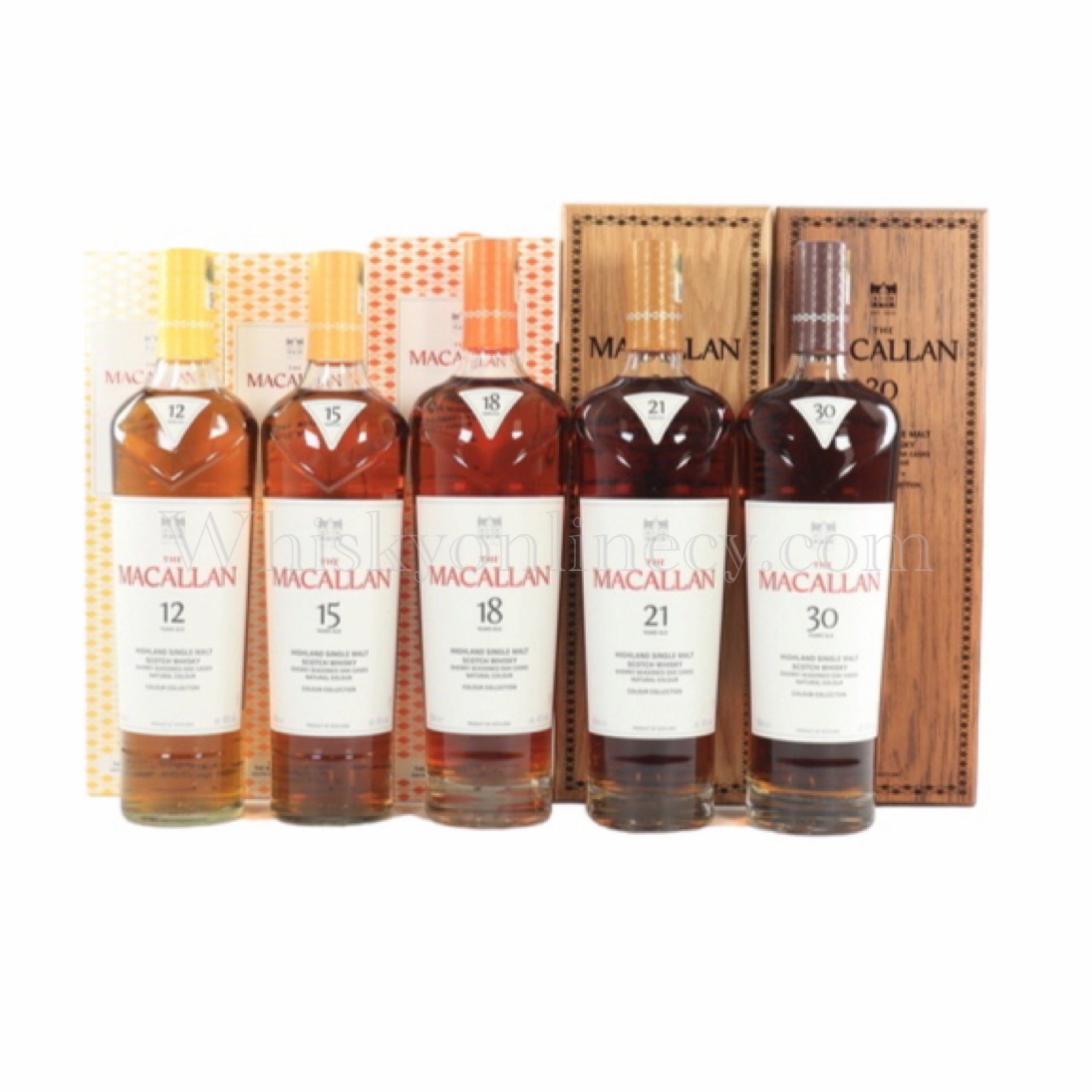 Whisky Online Cyprus - Macallan Colour Collection 5 x 70cl Whisky Online Cyprus - Macallan Colour Collection 5 x 70cl