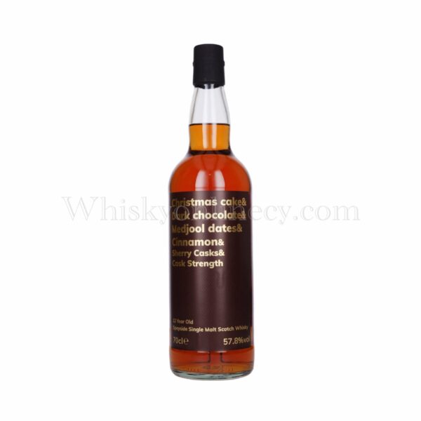 Christmas Cake & Dark Chocolate & Medjool Dates & Cinnamon 8 Year Old Whisky (70cl, 48%) Christmas Cake & Dark Chocolate & Medjool Dates & Cinnamon 8 Year Old Whisky (70cl, 48%)