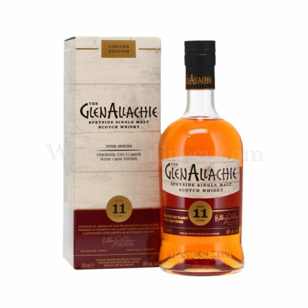 GlenAllachie 11 Year Old Premier Cru Classe Wine Cask Finish (70cl, 48%) GlenAllachie 11 Year Old Premier Cru Classe Wine Cask Finish (70cl, 48%)