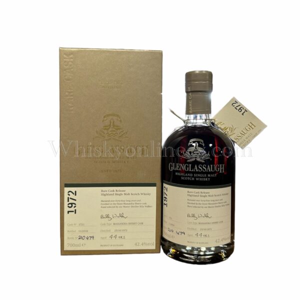 Glenglassaugh 44 Year Old 1972 (cask 1721) Rare Cask Release Batch 3 70cl, 42.4%