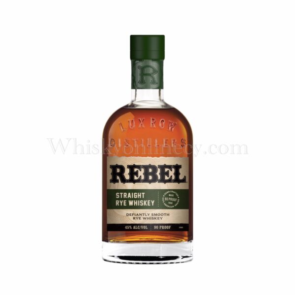 Rebel Straight Rye Whiskey 70cl, 45%
