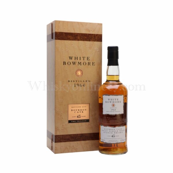 Bowmore 43 Year Old White Bowmore 1964 The Trilogy Old No. 576 (70cl, 42.8%) Bowmore 43 Year Old White Bowmore 1964 The Trilogy Old No. 576 (70cl, 42.8%)