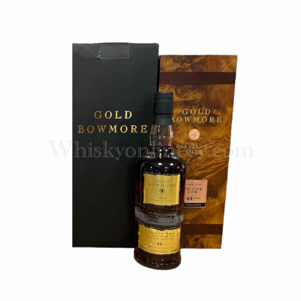 Bowmore 44 Year Old Gold Bowmore 1964 The Trilogy Old No. 46 70cl, 42.4% Bowmore 44 Year Old Gold Bowmore 1964 The Trilogy Old No. 46 70cl, 42.4%