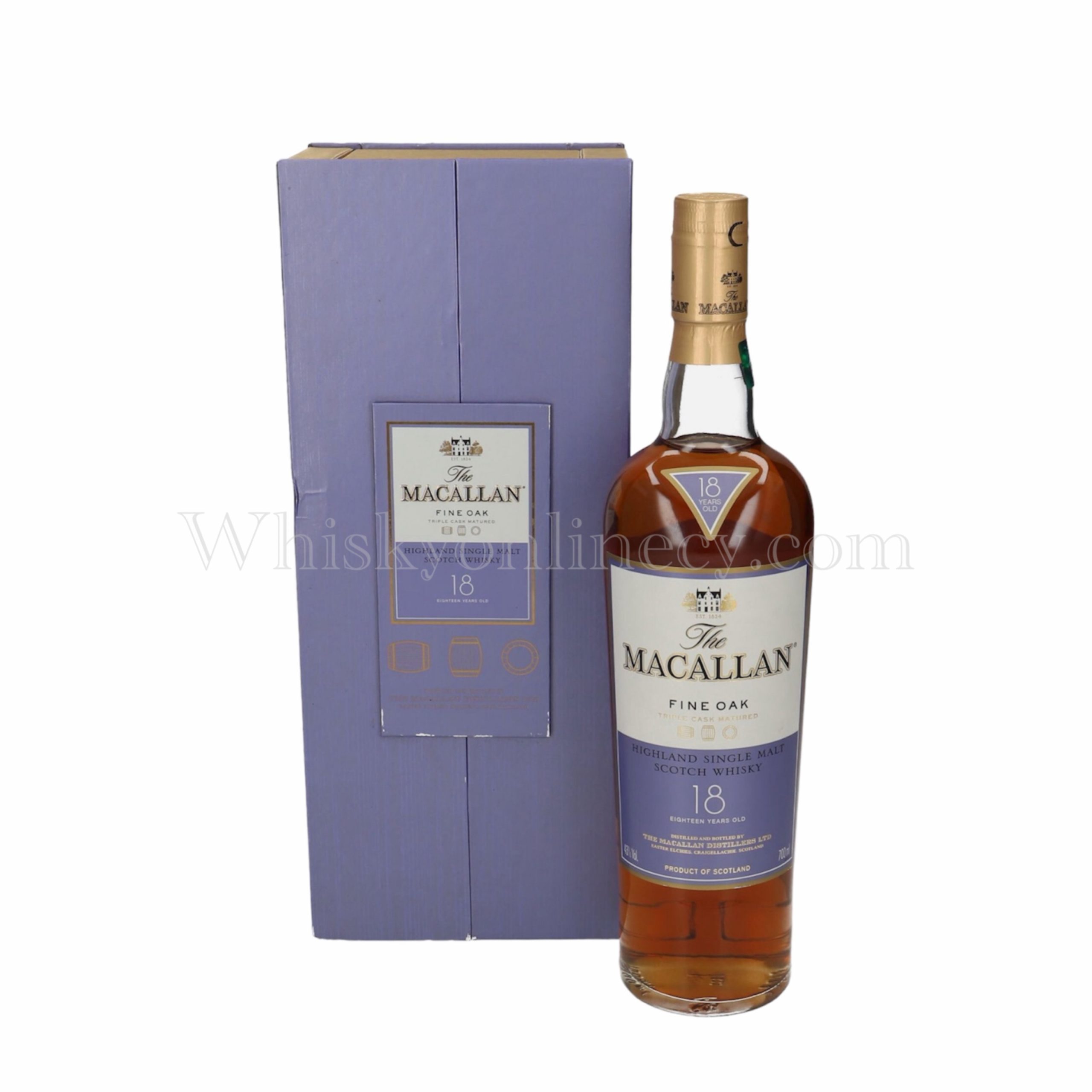 Whisky Online Cyprus - Macallan 18 Year Old Fine Oak (70cl, 43%) Whisky Online Cyprus - Macallan 18 Year Old Fine Oak (70cl, 43%)