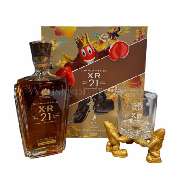 John Walker & Sons XR 21 Year Old Philip Colbert Limited Edition With Glass & Coaster 75cl, 40%