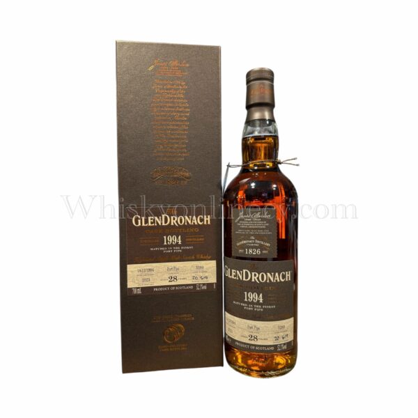 GlenDronach 28 Year Old 1994 cask 5289 Bottle No.20 (70cl, 52.1%)