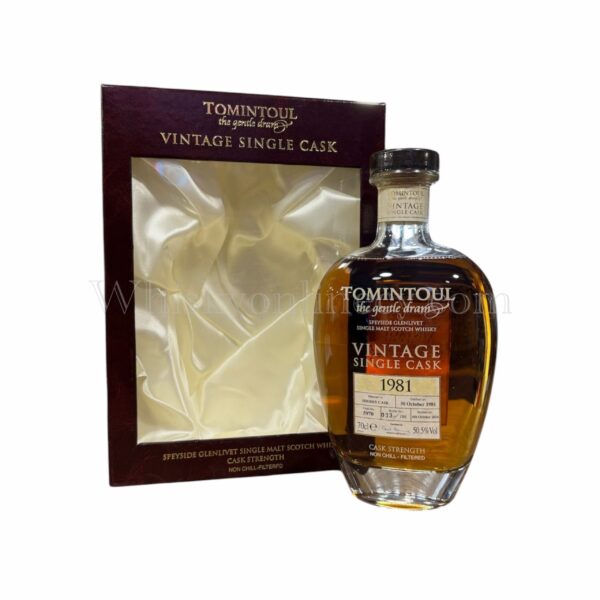 Tomintoul 31 Year Old 1981 (cask 5970) Vintage Single Cask Bottle No.033 (70cl, 50.5%)