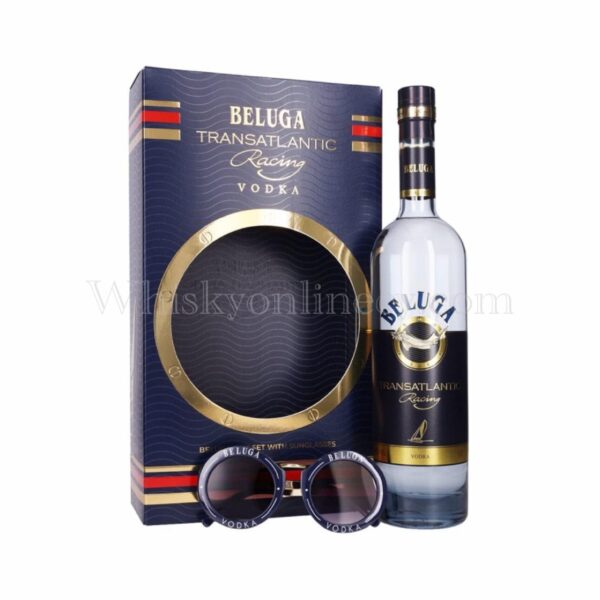 Beluga Vodka Transatlantic Racing Sunglass Gift Pack (70cl, 40%)