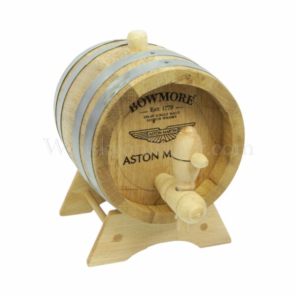 Bowmore Aston Martin Decorative Cask Empty w15cm, h15cm Bowmore Aston Martin Decorative Cask Empty w15cm, h15cm