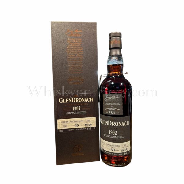 GlenDronach 30 Year Old 1992 cask 1088 Bottle No.334 (70cl, 56%)