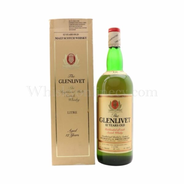 Glenlivet 12 Year Old Circa 1970s 1L, 40%