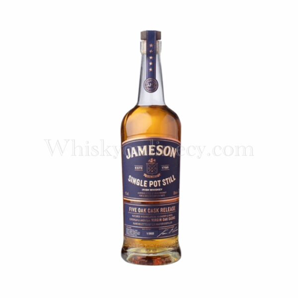 Jameson Single Pot Still Five Oak Cask Release 70cl, 46%
