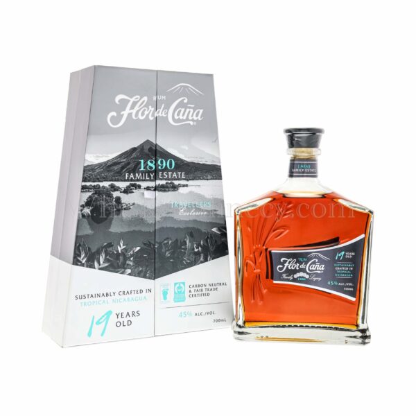 Flor de Caña 19 Year Old Travelers Exclusive 45° (70cl, 45%)