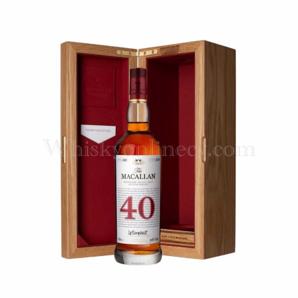 Macallan 40 Year Old The Red Collection 2023 Release 70cl, 47.5 Macallan 40 Year Old The Red Collection 2023 Release 70cl, 47.5