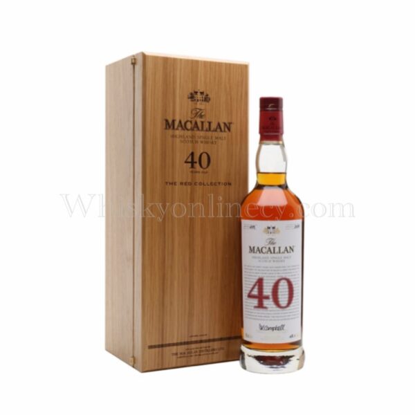 Macallan 40 Year Old The Red Collection 2023 Release 70cl, 47.5% Macallan 40 Year Old The Red Collection 2023 Release 70cl, 47.5%