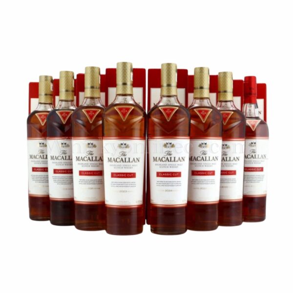 Macallan Classic Cut 2017 - 2024 Release 8 x 70cl