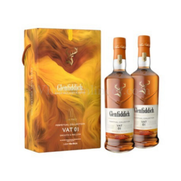 Glenfiddich Perpetual Smooth and Mellow Collection Vat 01 Twinpack 1L, 40%