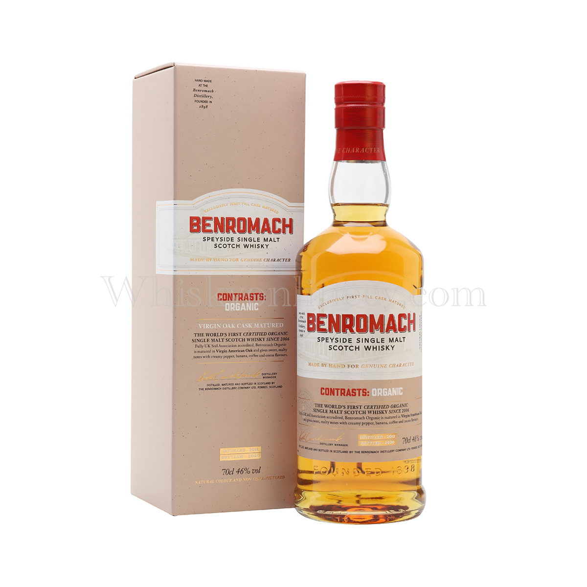 Whisky Online Cyprus - Benromach Contrasts Organic 2013 Bot
