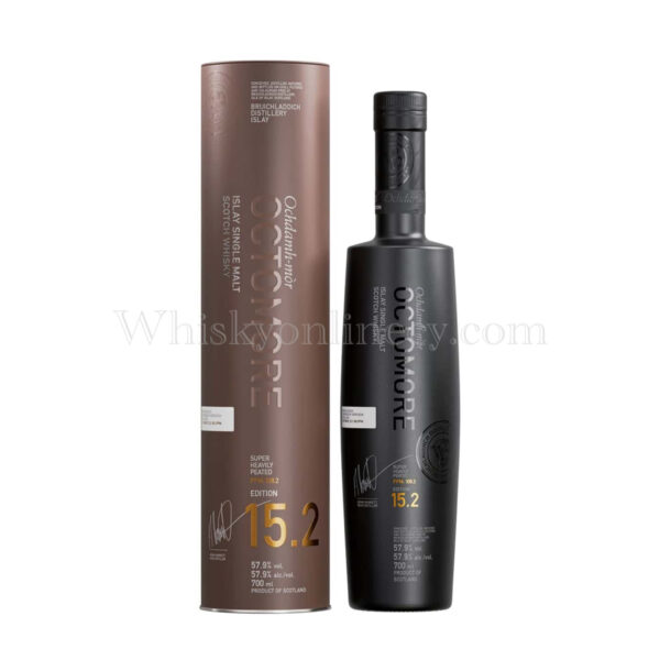 Bruichladdich Octomore 15.2 5 Year Old Barley Cognac and Wine Casks (70cl, 57.9%)