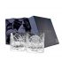 Glencairn Bothwell Thistle Whisky Crystal Tumbler Gift Set of 2