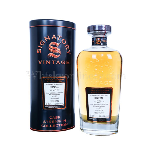 Braeval 23 Year Old 2000 Cask Strength Collection Signatory Vintage (70cl, 60.4%)