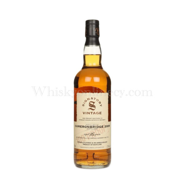 Cameronbridge 16 Year Old 2009 100 Proof Grain Edition #3 Signatory Vintage (70cl, 57.1%)