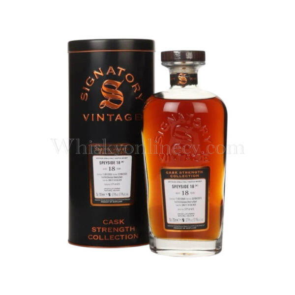 Secret Speyside 18 Year Old 2005 Cask Strength Collection Signatory Vintage (70cl, 57.3%)