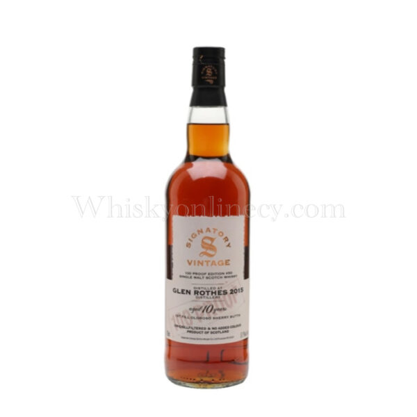 Glenrothes 10 Year Old 2015 100 Proof Edition #50 Signatory Vintage (70cl, 57.1%)