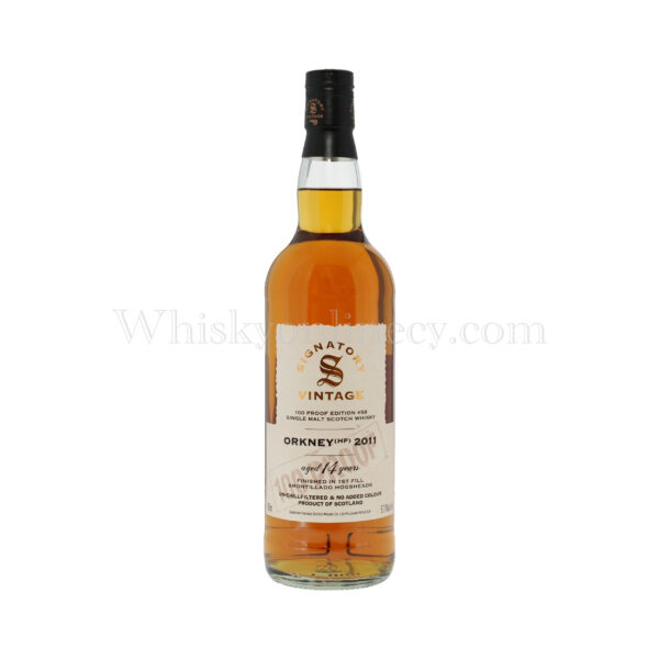 Orkney 14 Year Old 2011 (HP) 100 Proof Edition #596 Signatory Vintage (70cl, 57.1%)