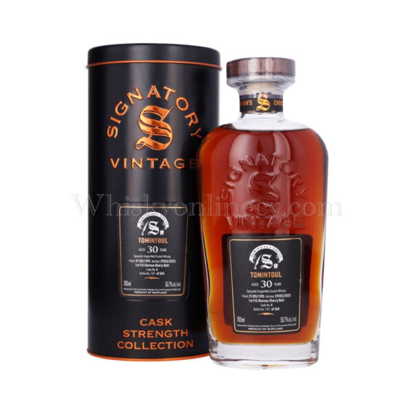 Tomintoul 30 Year Old 1995 (cask 6) Cask Strength Collection Signatory Vintage (70cl, 50.7%)