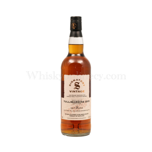 Tullibardine 9 Year Old 2015 100 Proof Edition #44 Signatory Vintage (70cl, 57.1%)
