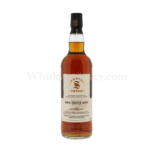 Ben Nevis 10 Year Old 2014 100 Proof Edition #63 Signatory Vintage (70cl, 57.1%)
