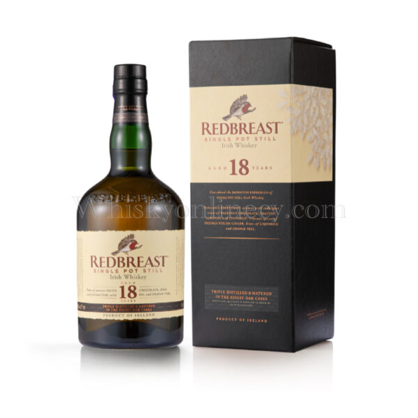 Redbreast 18 Year Old Single Pot Still Irish Whiskey 70cl, 46%