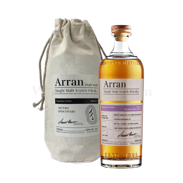 Arran 12 Year Old Duero Discovery Signature Series Edition 3 70cl, 50% Arran 12 Year Old Duero Discovery Signature Series Edition 3 70cl, 50%