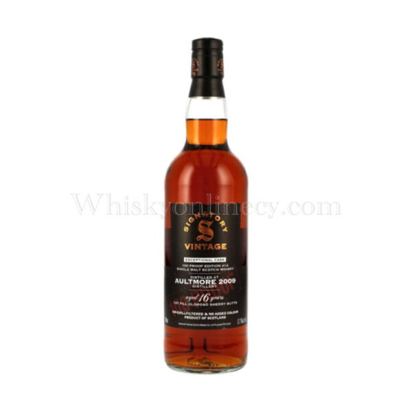 Aultmore 16 Year Old 2009 Signatory 100 Proof Exceptional #14 70cl 57.1%
