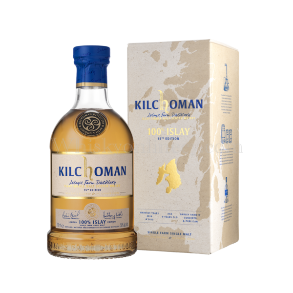 Kilchoman 100% Islay 9 Year Old 15th Edition 70cl, 50% Kilchoman 100% Islay 9 Year Old 15th Edition 70cl, 50%