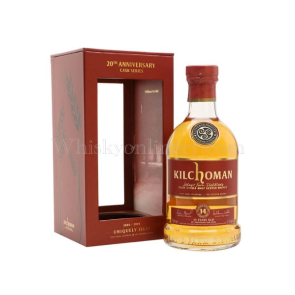 Kilchoman 14 Year Old 100% Islay Sherry Cask 20th Anniversary Series 70cl, 55% Kilchoman 14 Year Old 100% Islay Sherry Cask 20th Anniversary Series 70cl, 55%