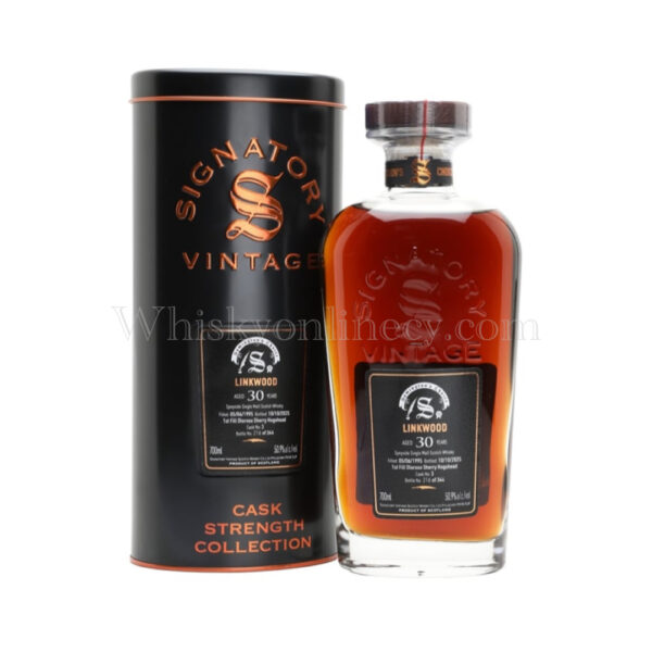 Linkwood 30 Year Old 1995 Cask Strength Collection Signatory Vintage 70cl, 50.9% Linkwood 30 Year Old 1995 Cask Strength Collection Signatory Vintage 70cl, 50.9%
