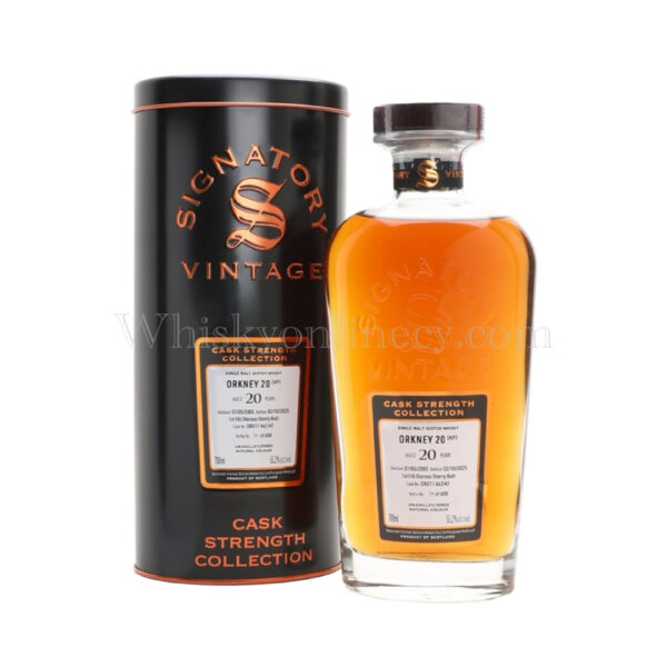 Orkney 20 Year Old 2005 (HP) Cask Strength Collection Signatory Vintage 70cl, 55.2% Orkney 20 Year Old 2005 (HP) Cask Strength Collection Signatory Vintage 70cl, 55.2%