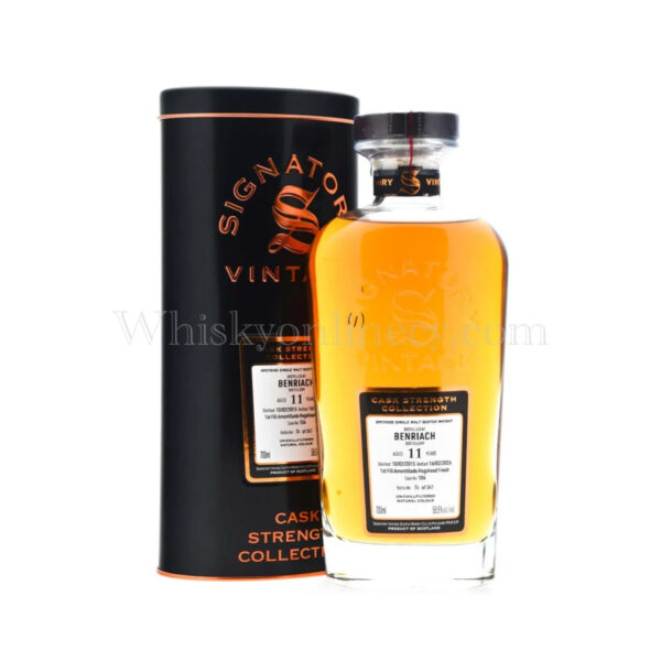 Benriach 11 Year Old 2015 Cask Strength Collection Signatory Vintage 70cl, 58.6% Benriach 11 Year Old 2015 Cask Strength Collection Signatory Vintage 70cl, 58.6%