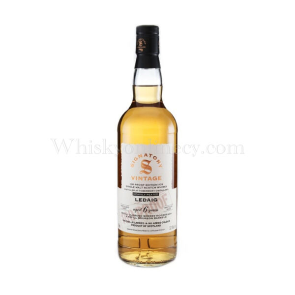 Ledaig 6 Year Old 2020 100 Proof Edition #76 Signatory Vintage 70cl, 57.1% Ledaig 6 Year Old 2020 100 Proof Edition #76 Signatory Vintage 70cl, 57.1%