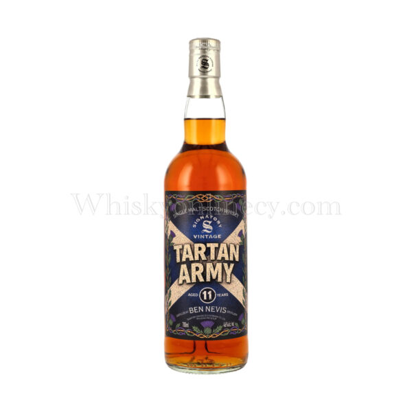 Ben Nevis 11 Year Old Tartan Army Signatory Vintage 70cl, 46% Ben Nevis 11 Year Old Tartan Army Signatory Vintage 70cl, 46%